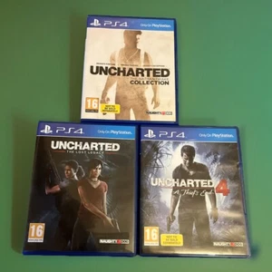 Uncharted Nathan Drake Collection 1 2 3 4 Lost Legacy PS4 PlayStation Bundle - Picture 1 of 1