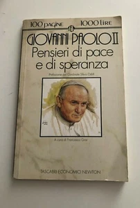Pensieri di pace e di speranza di Giovanni Paolo II prima edizione 1992 - Picture 1 of 1