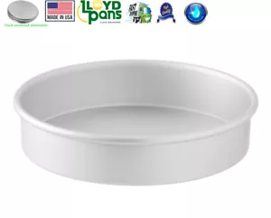 Runde Kuchenpfanne 6 8 9 10 Zoll klar eloxiert Aluminium 2 tief Made in USA perfekt - Bild 1 von 9