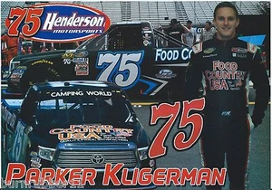 2017 PARKER KLIGERMAN "FOOD COUNTRY HENDERSON" #75 NASCAR LKW POSTKARTE - Bild 1 von 1