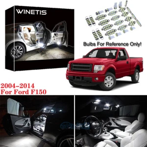 7x Xenon HID White SMD LED Interior Lights Package Kit For 2004-2014 Ford F150 - Picture 1 of 12