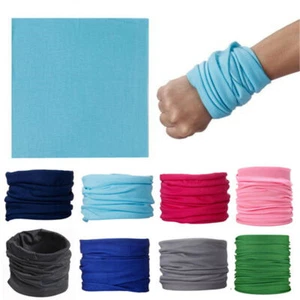 Multi Magic Headband Face Mask Snood Neck Tube Outdoor Sport Wrap Shawl Scarf - Picture 1 of 10