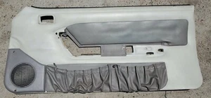 90 - 93 1990 Ford Mustang Convertible Right Side Door Panel White PWR Window Fox - Picture 1 of 8