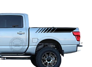 Calcomanías laterales gráficas a rayas para maletero camioneta Chevrolet Colorado - Imagen 1 de 6