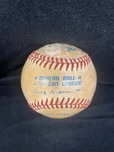 Rawlings Official American League MLB Baseball Bobby Brown used FREE SHIPPING - Picture 1 of 12