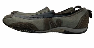 Merrell Barrado Womens Size 7.5 Brown Suede Zip Top Lightweight Casual Sneakers - Picture 1 of 9