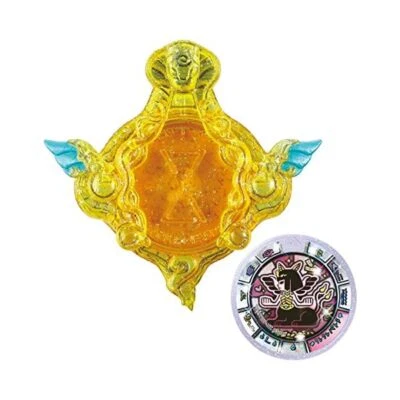 Bandai Yokai Watch Treasure Yo-kai Emblem & Kaseki Medal Set 01 Cressle Patr JP - Image 1 of 4