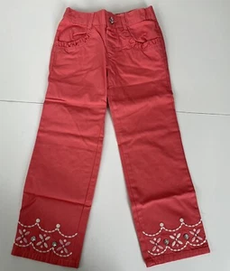 NWT Gymboree SNOWFLAKE GLAMOUR SZ 5T Pink Scalloped Pants NEW - Picture 1 of 1