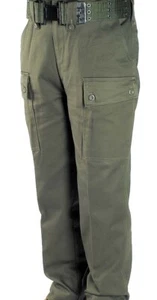 Childrens Cargo Combat Trousers [Olive Green]  - Picture 1 of 2