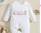 Personalised Born In 2024 Baby Rompersuit- New Baby Sleepsuit - Coming home