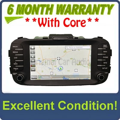 Kia Soul EV 2017-2018 OEM receptor de radio navegación GPS pantalla táctil Foto 1 de 4
