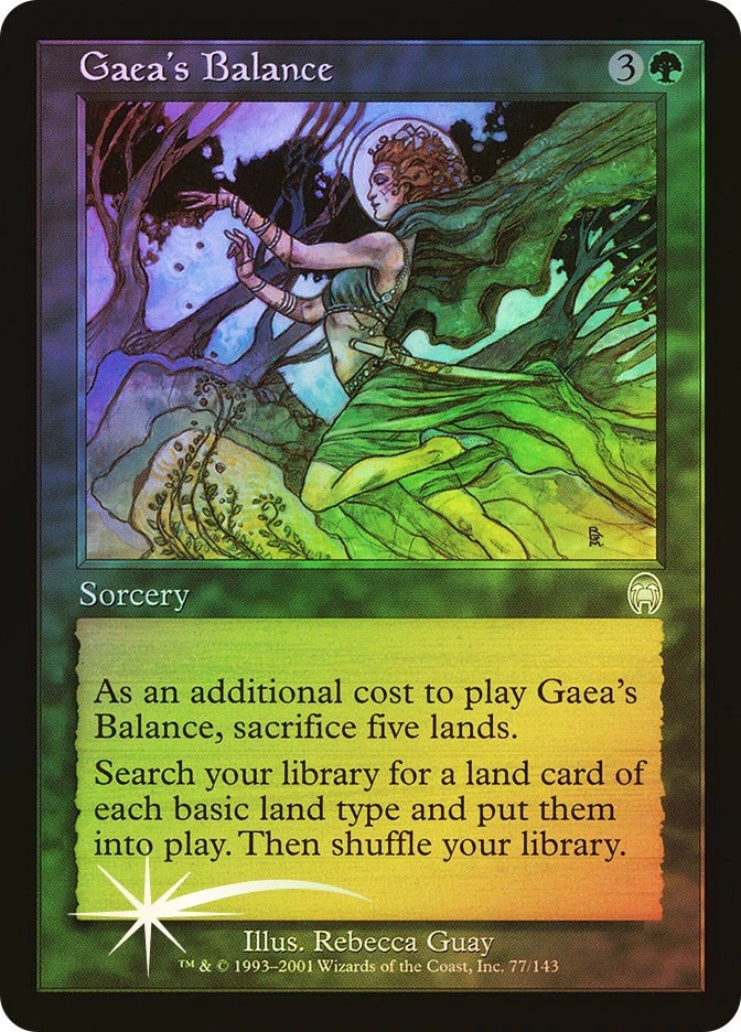 MTG FOIL Gaea's Balance  - Apocalypse #77 - Image 1 of 1