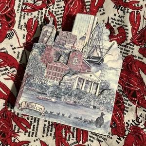 Boston Ma Collage 4” X 5” Table Decor By P Gullett 1999. See Photos - Picture 1 of 6