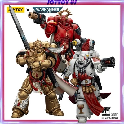 Boneco de ação JOYTOY Warhammer 40K 1/18 Blood Angels Captain & Sanguinary Priest - Imagem 1 de 4