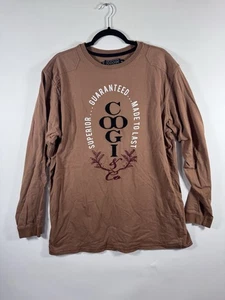 Tan Coogi Mfg Longsleeve XXL Vintage Y2k Streetwear - Bild 1 von 6