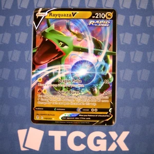 Pokemon - Rayquaza V - 110/203 - SWSH07: Evolving Skies - Holo - Ultra Rare NM - Picture 1 of 1