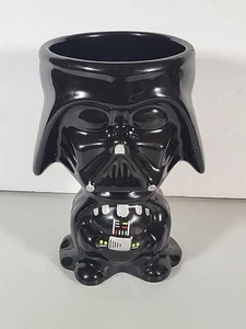 Star Wars Darth Vader Mug Cup Coffee Tea 3D Ceramic Black 2012 Galerie Rare 6" - Picture 1 of 13