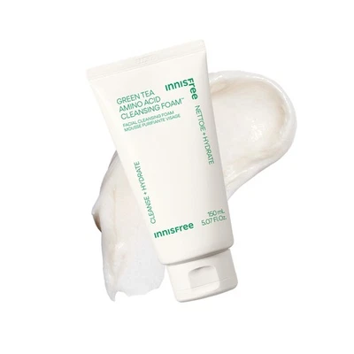 innisfree Green Tea Amino Acid Cleansing Foam, Sulfate-Free Hydrating Korean ... - Image 1 of 4