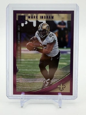MARK INGRAM 2018 Panini Donruss #195 Purple Foil SP /230 Saints - Image 1 of 2