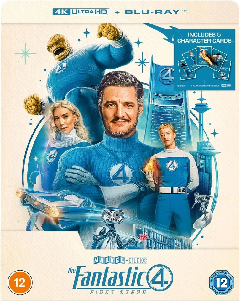 Marvel Studios The Fantastic Four UHD/BD SteelBook [Blu-ray] - Image 1 of 1
