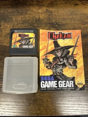 Chakan: The Forever Man (Sega Game Gear, 1992) Game, Case & Manual! Authentic! - Image 1 of 4
