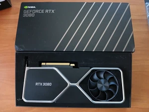 Nvidia Founder's Edition GeForce RTX 3080 10GB Graphics Card GPU - Bild 1 von 7