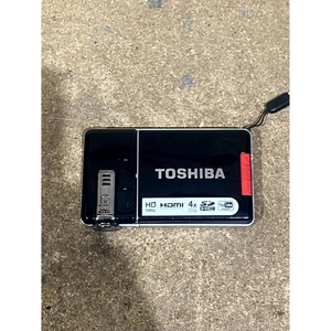 Toshiba PX1506K-1CAM HD Camcorder Black 1080p 4x Zoom HDMI SD Card with Case - Picture 1 of 11