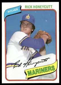Rick Honeycutt 1980 Topps #307 Seattle Mariners Baseballkarte - Bild 1 von 2
