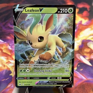 Leafeon V 013/159 Ultra Rare Crown Zenith Pokemon TCG NM - Picture 1 of 2