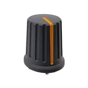 PIONEER DJ Mixer MID EQ KNOB GREY YELLOW STRIPE DAA1191 DJM 500 600 300 DAA1139 - Picture 1 of 3