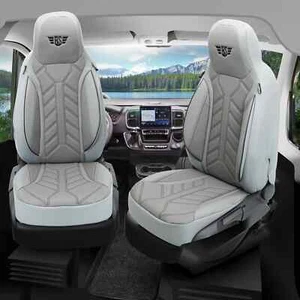 Fundas de asiento para autocaravana piloto adecuadas para Blucamp Campster 640T (gris) - Imagen 1 de 12