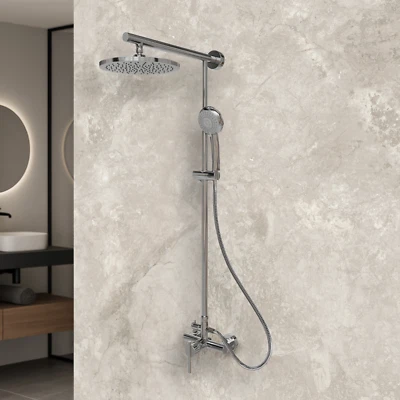 Schulte Restposten Duschsystem mit Einhebelmischer Duschset Duscharmatur Dusche - Bild 1 von 4