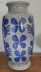 Göran Andersson Upsala-Ekeby Swedish MCM Art Pottery Ceramic Vase Blue on Gray - Picture 1 of 6