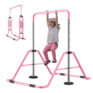 Barra de Gimnasia Plegable para Niños Altura Ajustable Junior Barra de Entrenamiento Horizontal - Imagen 1 de 33