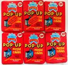 DONRUSS Major League Baseball Pop-Up Puzzle/Cards 6 NEW Packs Out-Of-Print 1987