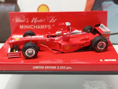 MINICHAMPS FERRARI F300 TOWER WING EDDIE IRVINE MODELLINO AUTO SCALA 1/43 430 980034 - Immagine 1 di 4