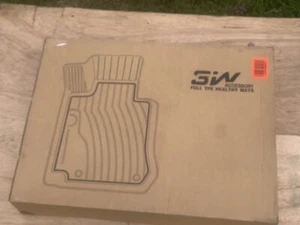 3W Floor Mats Black TPE Mustang 2020-2023 Front And Rear - Picture 1 of 2