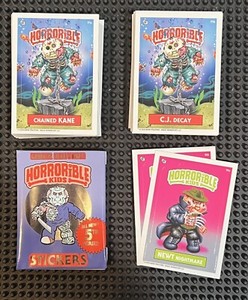2020 HORRORIBLE KIDS Series 5 SET 90 Mark Pingitore 5th  GPK
