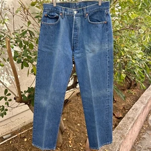 Vintage 1985 Levi’s 501 Button Fly Jeans 32x28 - Picture 1 of 9