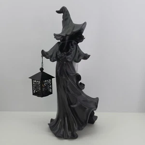 Cracker Barrel 18” Black Resin Halloween Witch with LED Lantern - NEW - 2024 - Picture 1 of 6