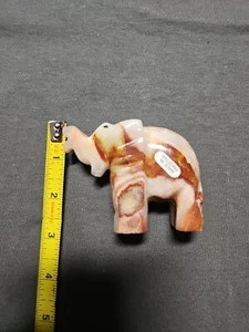 Marble Onix  Elephant Multicolored  Made In India  - Picture 1 of 3