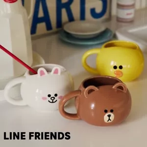 LINE FRIENDS 3D Tasse HUG BROWN Material Keramik Sally/Cony/Brown Lovely JAPAN NEU - Bild 1 von 40