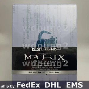 The Matrix 4-Film Steelbook Deja Vu Collection - 4K UHD & BLU-RAY Box Set - Picture 1 of 7