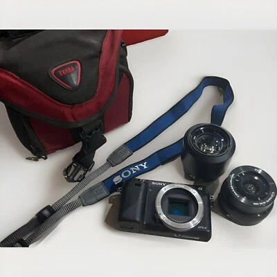 Sony Alpha NEX-6 16.1MP Digital Mirrorless Camera - SEL50F18 and SELP1650 LENS - Image 1 of 4