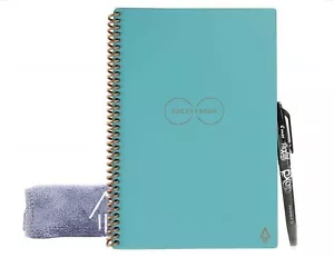 Cuaderno reutilizable Rocketbook Everlast + estación de bolígrafos (ejecutivo) - azul claro - Imagen 1 de 4