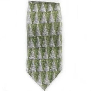 J. Jerry Garcia Triangle Geometric Silk Tie 3.75 x 57 - Picture 1 of 2