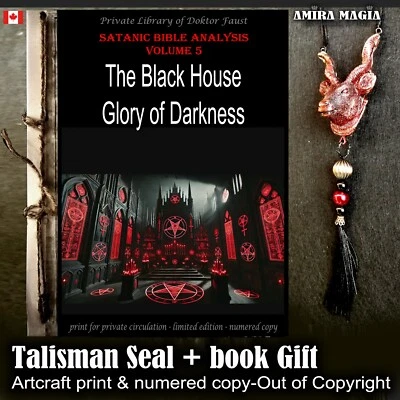 Occult Book Black Magic Occultism Esotericism Satanic Bible Satanist Darkness 5 - Image 1 of 4