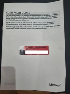 5 Licencias de Acceso RDS (Usuario) para Windows 2022, OEM LENOVO Sin Usar y NUEVO - Imagen 1 de 2