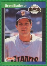 Brett Butler - 1989 Donruss #217 - San Francisco Giants Baseball Card