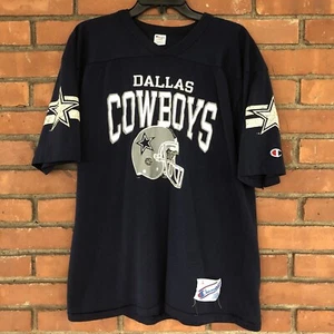 Vintage DALLAS COWBOYS Champion Jersey 80s Made In USA NFL Football Men Large - Picture 1 of 8